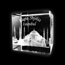 3D Kristall Glas Hagia Sophia Istanbul