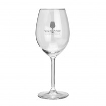 Trinkgläser, Weissweinglas mit Logo Gravur. Lasergravur auf Glas.
