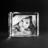 Ihr Foto in 3D Glas. Die Geschenkidee zur Geburt