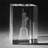3D Souvenir Freiheitsstatue in Kristallglas gelasert. Geschenkidee für New York Fans by 3D Crystal