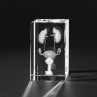 3D Modell Unterleib der Frau, Medizinische Gynäkologie Motive in Glas