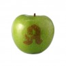 Logo Apfel Grün, Laser Obst, Gravierter Werbe Apfel