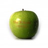 Logo Apfel Grün, Laser Obst, gravierter Werbe Apfel