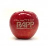 Werbe Apfel, Rapp, Logo Obst, Graviertes Obst, Ihr Motiv oder Text auf Äpfel